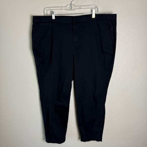 Torrid Black Comfort Flex Waistband Slim Taper Stretch Twill High-Rise Pant 20R - Picture 2 of 15